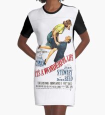 Vestido camiseta Es una vida maravillosa, cartel de la película de Navidad