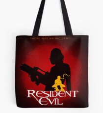 Resident Evil: square minimalist movie poster Tote Bag