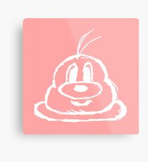 鮑 鮑 Pink Theme Metal Print