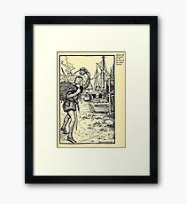 Robin Hood and his Merry Men by Maude Radfor Warren art Milo Winter 1914 0209 Gayly to Forest with Silver Burden Framed Print