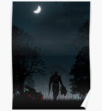 Warriors Landscapes - The Witcher Wild Hunt - Geralt Poster