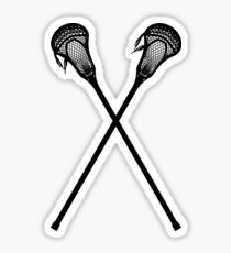 lacrosse stick Sticker
