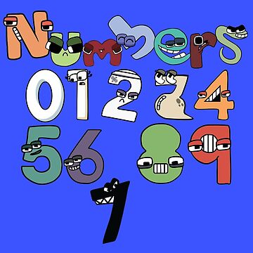 Number Lore 0-9 Numbers  Kids T-Shirt for Sale by TheBullishRhino