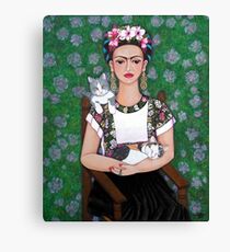 Lienzo Frida cat lover