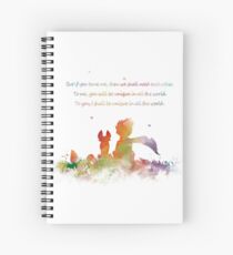 Little Prince Fox Spiral Notebook