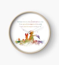 Little Prince Fox Clock