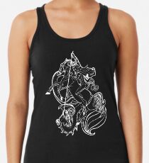 St. George - SAGT DEINE DRACHEN, dunkel Racerback Tank Top