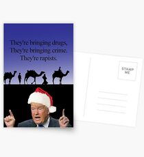 A Trump Christmas, the three wise men Postcards