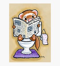 Potty Painting - Reading Photographic Print