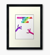 Professional Best Friend Framed Print