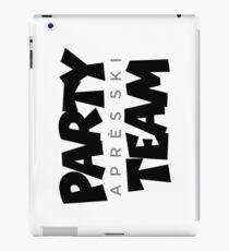 Après-Ski Party Team Winter Sports Design iPad Case/Skin