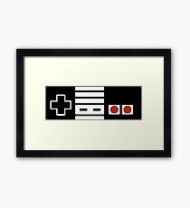 NES Controller Framed Print