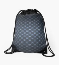 KH pattern - blue Drawstring Bag