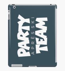 Après-Ski Party Team Winter Sports Design iPad Case/Skin