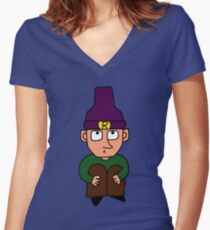 Robin Radiohead Women's Fitted V-Neck T-Shirt