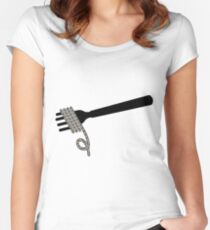 Camiseta entallada de cuello ancho Factorio Belt Spaghetti