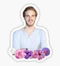 PEWDIEPIE - FLOWER BORDER Sticker