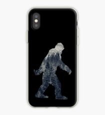 A Sasquatch Silhouette in The North iPhone Case