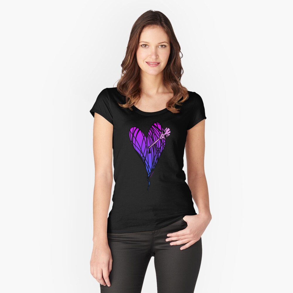 It's Halloween in my Heart - 2017 remix Fitted Scoop T-Shirt