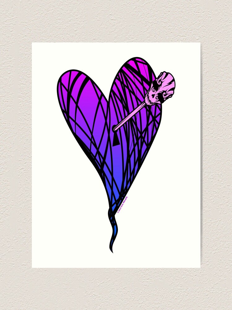 Alternate view of It's Halloween in my Heart - 2017 remix Art Print