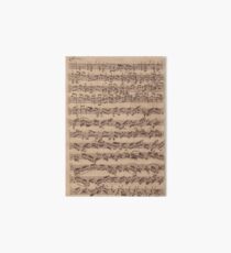 Bach Chaconne Art Board
