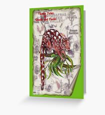 ICON ~ TAZZIE TALES OF - Quolls and Foxes by tasmanianartist Greeting Card
