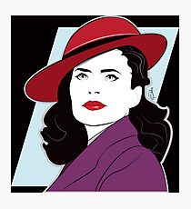 Red Hat Female Photographic Print