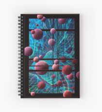 Curved Space Spiral Notebook