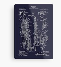 Saxophone Metal Print