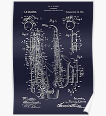 Póster Saxofón