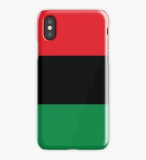 Red, Black & Green Flag iPhone Case