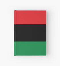 Red, Black & Green Flag Hardcover Journal