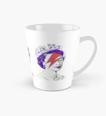 Queen Elizabeth Banksy Bowie Aladdin Sane Tall Mug
