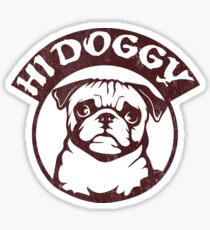 Hi doggy Sticker