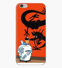 Tintin the blue lotus iPhone Case