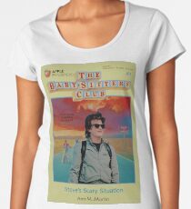STRANGER THINGS / BABY SITTERS CLUB MASH UP Women's Premium T-Shirt