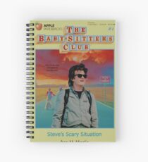 STRANGER THINGS / BABY SITTERS CLUB MASH UP Spiral Notebook