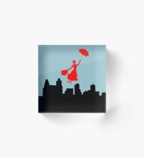 Mary Poppins Acrylic Block
