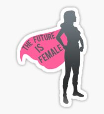 The Future Is Female Sticker