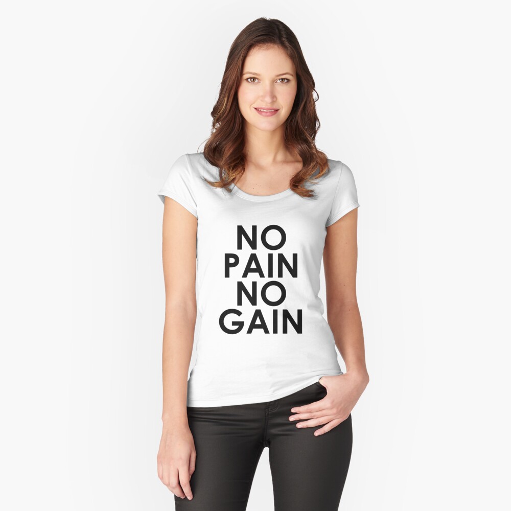 t shirt no pain no gain