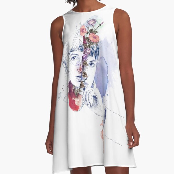 CELLULAR DIVISION by elena garnu A-Line Dress