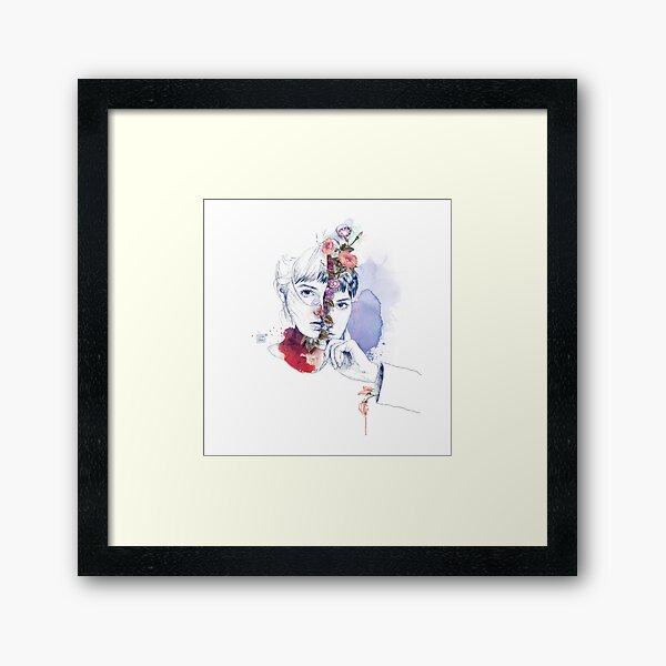 CELLULAR DIVISION by elena garnu Framed Art Print