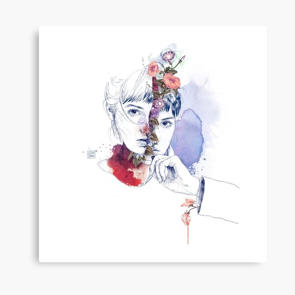 CELLULAR DIVISION by elena garnu Canvas Print