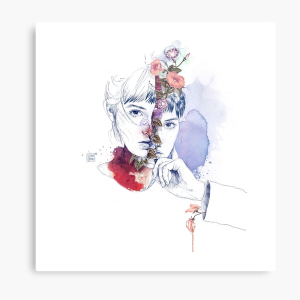 CELLULAR DIVISION by elena garnu Metal Print