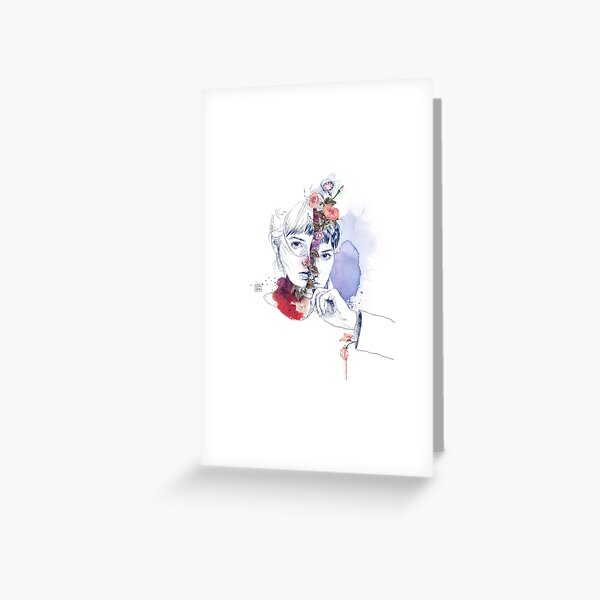 CELLULAR DIVISION by elena garnu Greeting Card