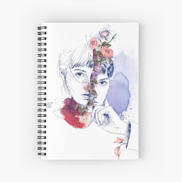 CELLULAR DIVISION by elena garnu Spiral Notebook