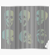 Op Art Skulls Poster