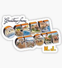 Greetings from Ocean Grove, New Jersey Sticker