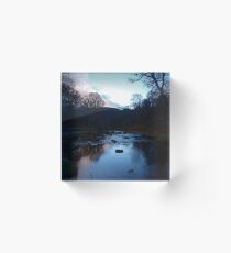 Dargle River Dusk Acrylic Block