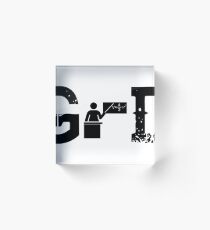 Legend Gott god lehrer Acrylic Block